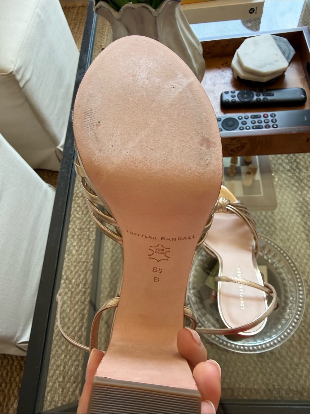 Loeffler Randall Rivka Champagne Knot Platform Heels - size 8.5 – Brand New - Picture 9 of 10